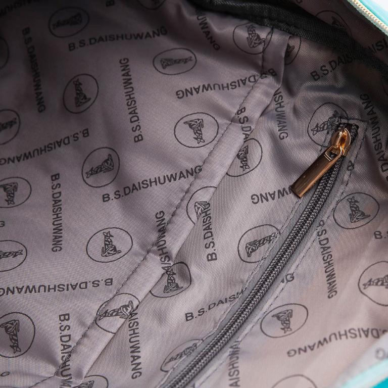 B.S.D.S冰山袋鼠 - 霓虹甜心 - 菱格多口袋後背包 - 黑加侖【Z116-AK】