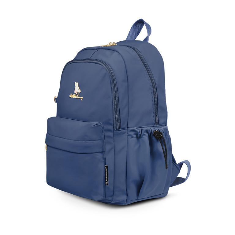 B.S.D.S冰山袋鼠 - 濃情札記 - 經典造型附插袋後背包 - 寶藍色【V1212B】