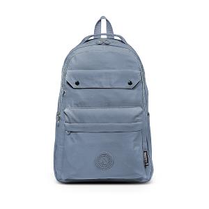 B.S.D.S冰山袋鼠 - 樂活遊記 - 格紋大容量附插袋胸扣後背包 - 藍色【X1250B】