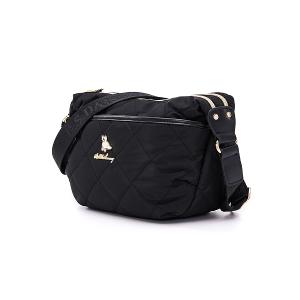 B.S.D.S冰山袋鼠 - 霓虹甜心 - 菱格休閒輕巧斜背包 - 黑加侖【Z9811-AK】