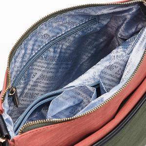 B.S.D.S冰山袋鼠 - 玩色主義 - 雙色休閒輕量斜背包 - 野莓黑【9006-KU】