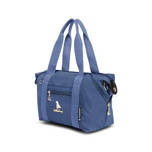 B.S.D.S冰山袋鼠 - 濃情札記 - 多口袋兩用手提包 - 寶藍色【V1238B】