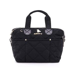 B.S.D.S冰山袋鼠 - 霓虹甜心 - 菱格多口袋兩用手提包 - 黑加侖【Z106-AK】