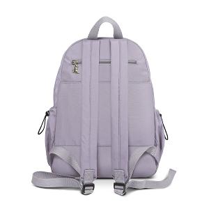 B.S.D.S冰山袋鼠 - 濃情札記 - 伸縮造型附插袋後背包 - 灰色【V1224GR】