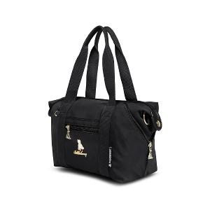 B.S.D.S冰山袋鼠 - 濃情札記 - 多口袋兩用手提包 - 黑色【V1238K】