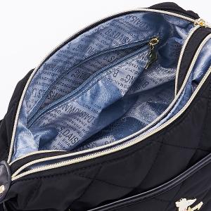 B.S.D.S冰山袋鼠 - 霓虹甜心 - 菱格休閒輕巧斜背包 - 黑加侖【Z9811-AK】