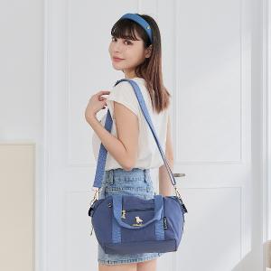 B.S.D.S冰山袋鼠 - 濃情札記 - 多口袋兩用手提包 - 寶藍色【V1238B】