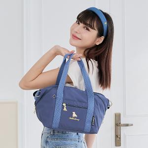 B.S.D.S冰山袋鼠 - 濃情札記 - 多口袋兩用手提包 - 寶藍色【V1238B】