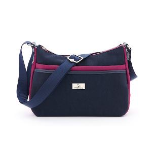 B.S.D.S冰山袋鼠 - 雙色聖代 - 玩色實搭休閒輕量斜背包 - 藏青莓【F2504-BP】