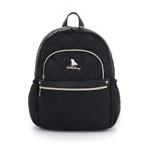 B.S.D.S冰山袋鼠 - 霓虹甜心 - 菱格多口袋後背包 - 黑加侖【Z116-AK】