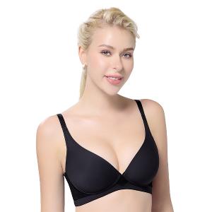 【思薇爾】Love myself系列B-E罩無鋼圈模杯蕾絲舒適包覆無痕女內衣(黑色)