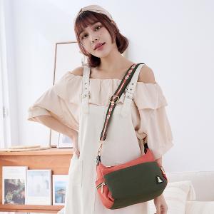 B.S.D.S冰山袋鼠 - 玩色主義 - 雙色可拆式斜肩包 - 甜柚綠【9003-OG】