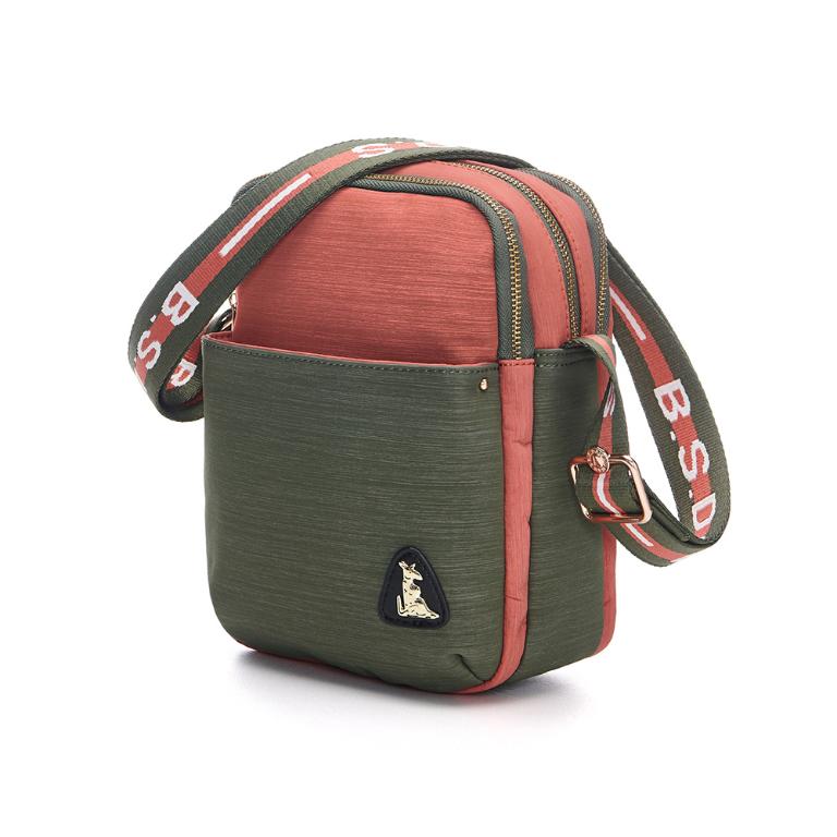 B.S.D.S冰山袋鼠 - 玩色主義 - 雙色隨身收納包 - 甜柚綠【9002-OG】