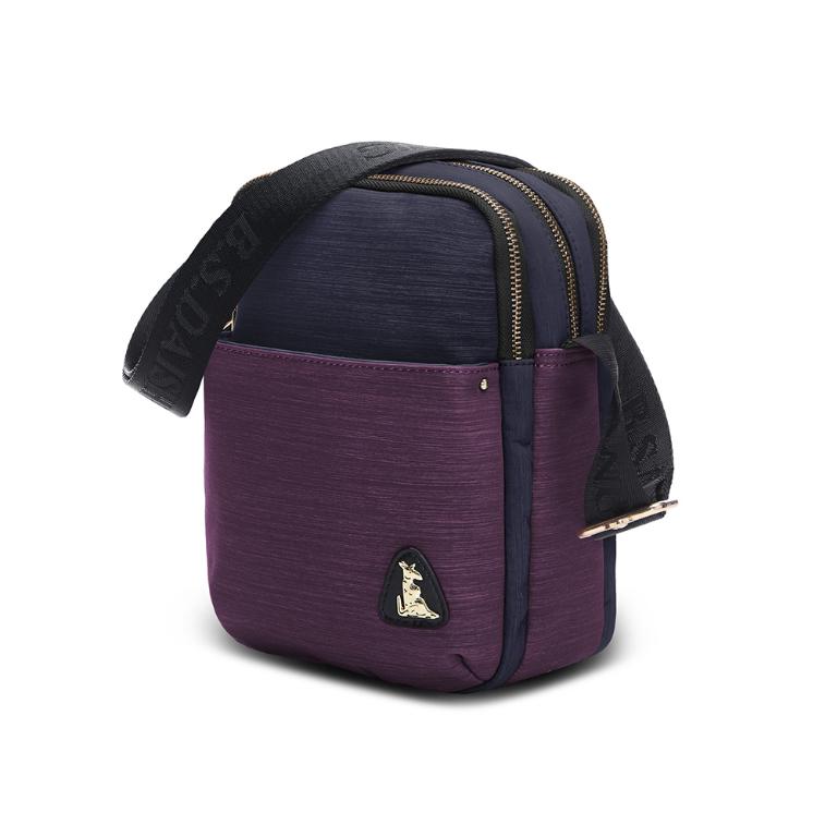 B.S.D.S冰山袋鼠 - 玩色主義 - 雙色隨身收納包 - 野莓黑【9002-KU】