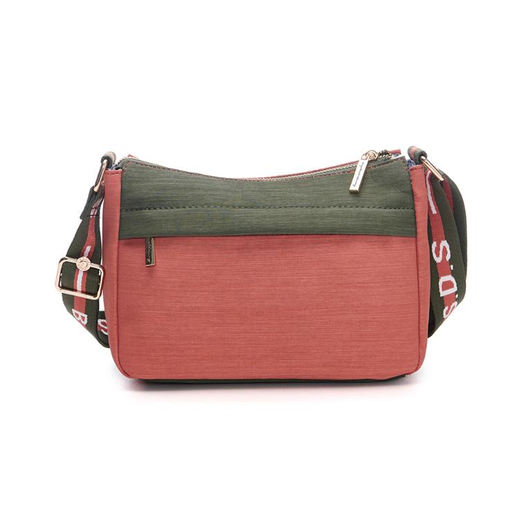 B.S.D.S冰山袋鼠 - 玩色主義 - 雙色輕量多層斜背包 - 甜柚綠【9001-OG】