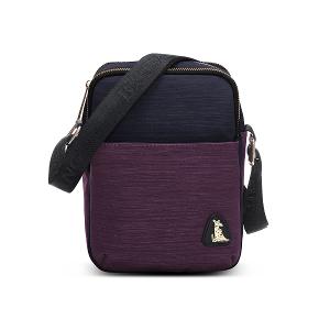 B.S.D.S冰山袋鼠 - 玩色主義 - 雙色隨身收納包 - 野莓黑【9002-KU】