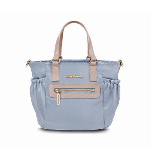 B.S.D.S冰山袋鼠 - 知性巴黎 - 優雅美學手提兩用微笑包 - 天空藍【J2028-B】