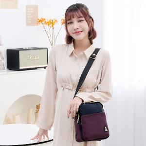 B.S.D.S冰山袋鼠 - 玩色主義 - 雙色隨身收納包 - 野莓黑【9002-KU】