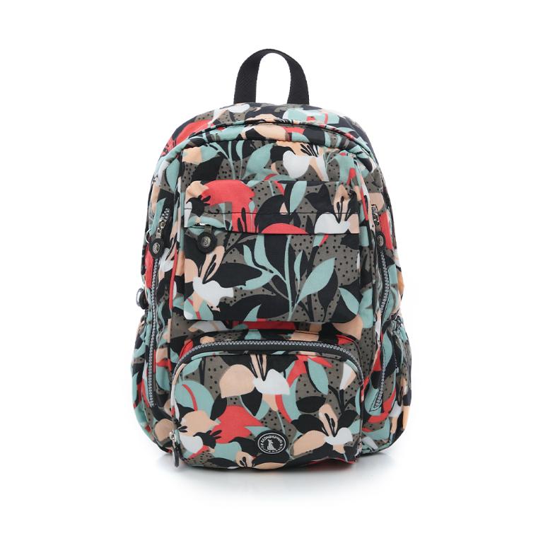 B.S.D.S冰山袋鼠 - 楓糖瑪芝 - 大容量附插袋後背包 - 熱帶雨林【Z060RF】