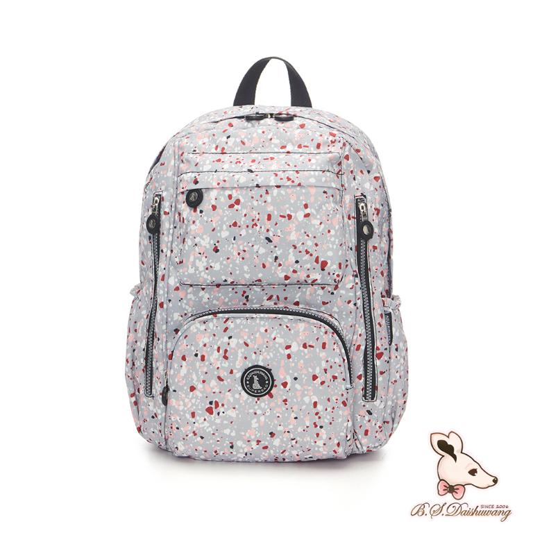 (下架)B.S.D.S冰山袋鼠 - 楓糖瑪芝 - 大容量附插袋後背包 - 紅寶石【Z060JW】