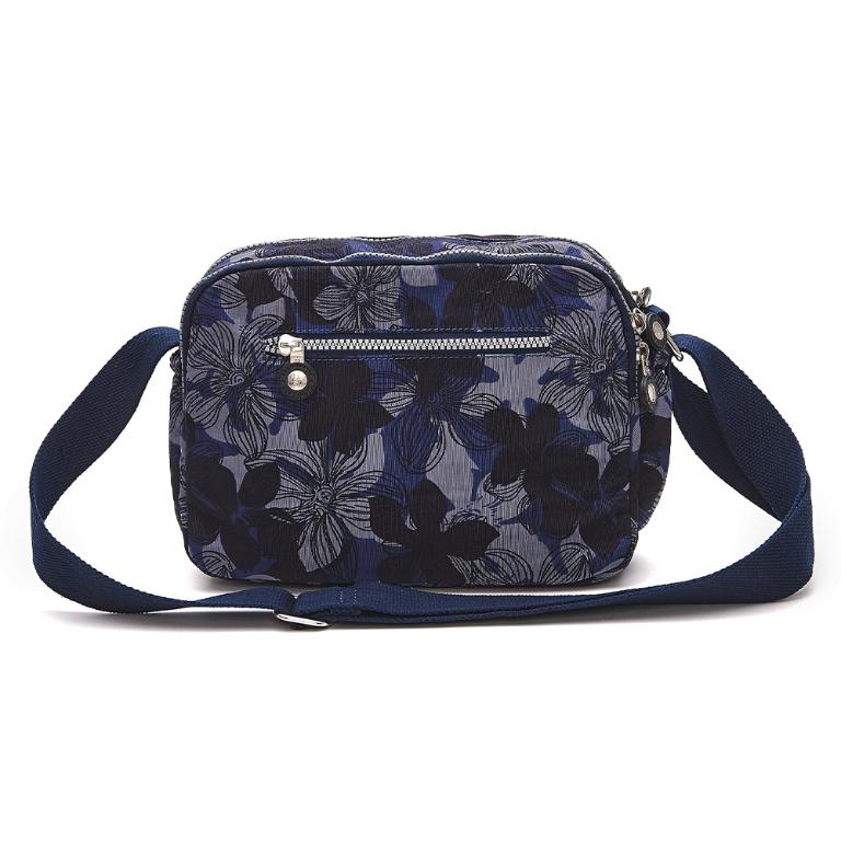 B.S.D.S冰山袋鼠 - 楓糖瑪芝 - 休閒多隔層斜背包 - 花繪風【0025BF】