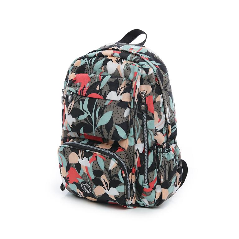 B.S.D.S冰山袋鼠 - 楓糖瑪芝 - 大容量附插袋後背包 - 熱帶雨林【Z060RF】