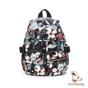 B.S.D.S冰山袋鼠 - 楓糖瑪芝 - 加大款附插袋後背包 - 熱帶雨林【0015RF】