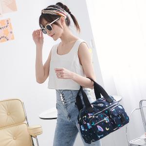 B.S.D.S冰山袋鼠 - 楓糖瑪芝 - 多夾層兩用手提包 - 星球黑【518KK】