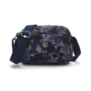 B.S.D.S冰山袋鼠 - 楓糖瑪芝 - 休閒多隔層斜背包 - 花繪風【0025BF】