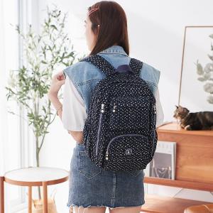 B.S.D.S冰山袋鼠 - 楓糖瑪芝 - 大容量附插袋後背包 - 幾何藍【Z060BB】