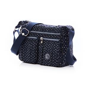 B.S.D.S冰山袋鼠 - 楓糖瑪芝 - 造型多層斜背包 - 幾何藍【5035-1BB】