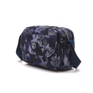 B.S.D.S冰山袋鼠 - 楓糖瑪芝 - 休閒多隔層斜背包 - 花繪風【0025BF】