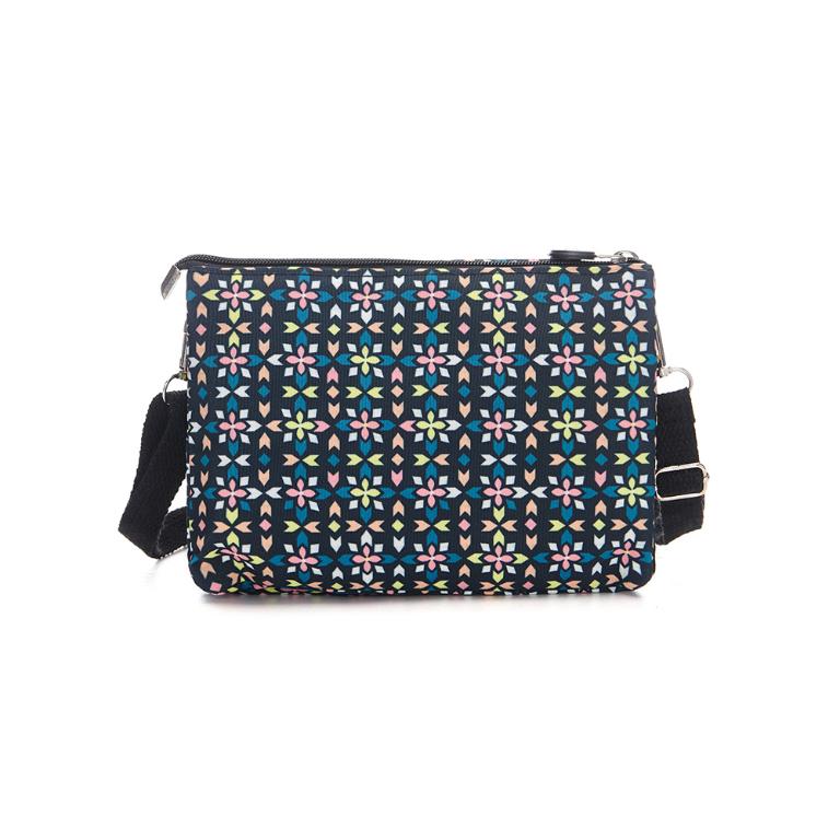 B.S.D.S冰山袋鼠 - 楓糖瑪芝 - 橫式三層斜背小包 - 萬花筒【003XF】