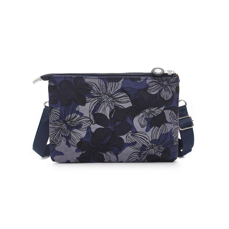 B.S.D.S冰山袋鼠 - 楓糖瑪芝 - 橫式三層斜背小包 - 花繪風【003BF】