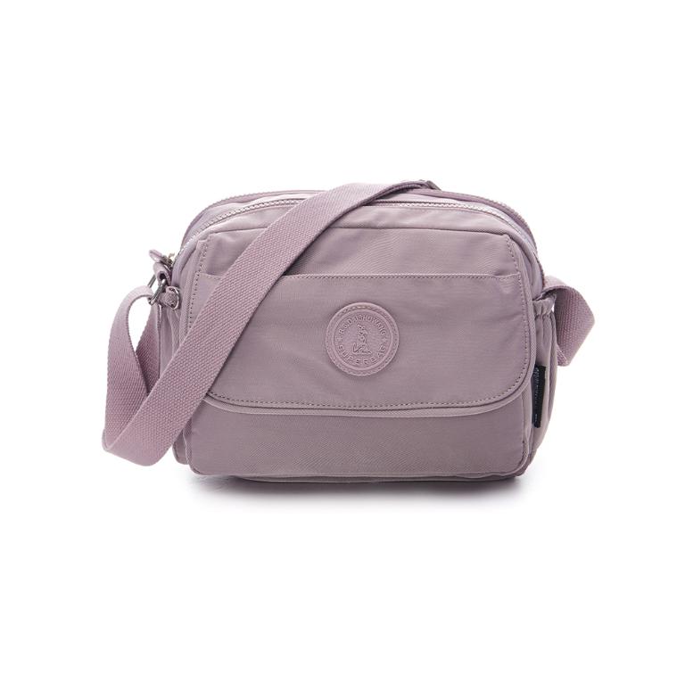 B.S.D.S冰山袋鼠 - 時光旅人 - 知性休閒多隔層斜背包 - 淡紫色【B0025-2PR】