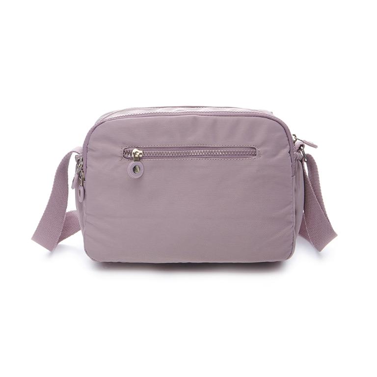 B.S.D.S冰山袋鼠 - 時光旅人 - 知性休閒多隔層斜背包 - 淡紫色【B0025-2PR】