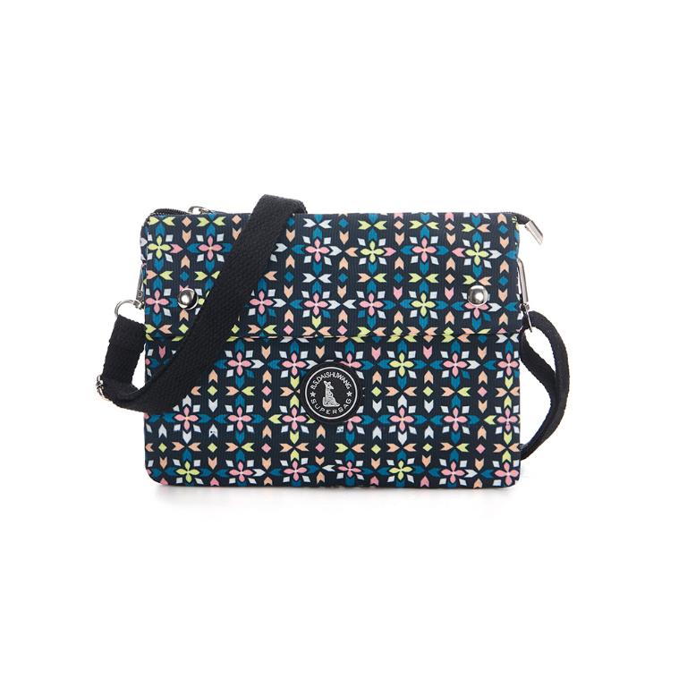 B.S.D.S冰山袋鼠 - 楓糖瑪芝 - 橫式三層斜背小包 - 萬花筒【003XF】