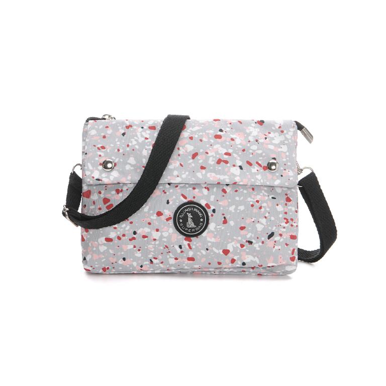 B.S.D.S冰山袋鼠 - 楓糖瑪芝 - 橫式三層斜背小包 - 紅寶石【003JW】