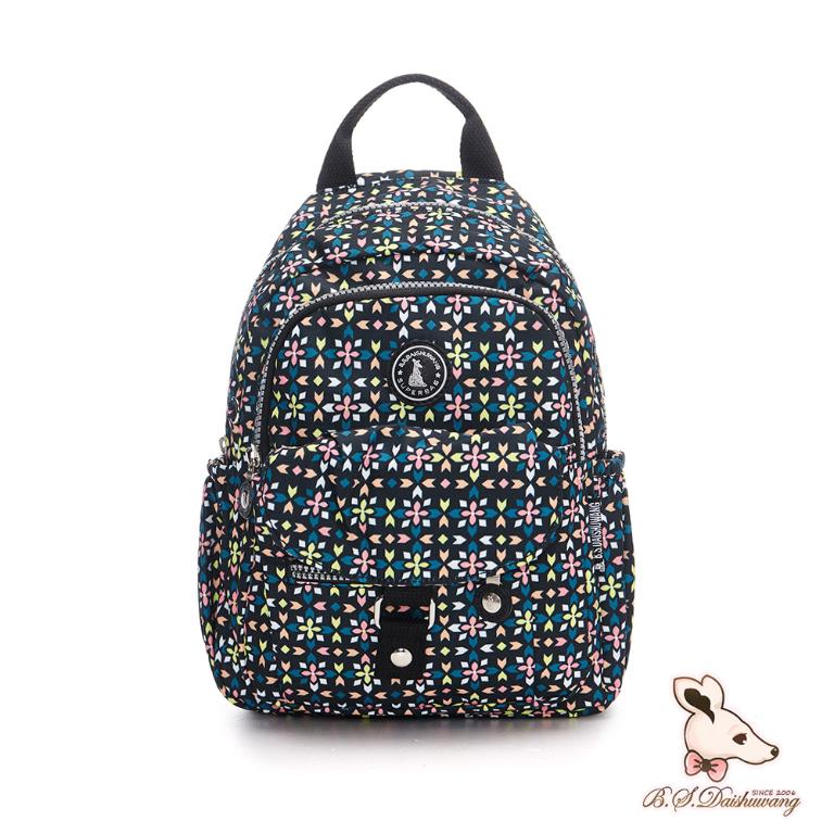 B.S.D.S冰山袋鼠 - 楓糖瑪芝 - 輕旅單肩後背兩用包 - 萬花筒【Z108XF】
