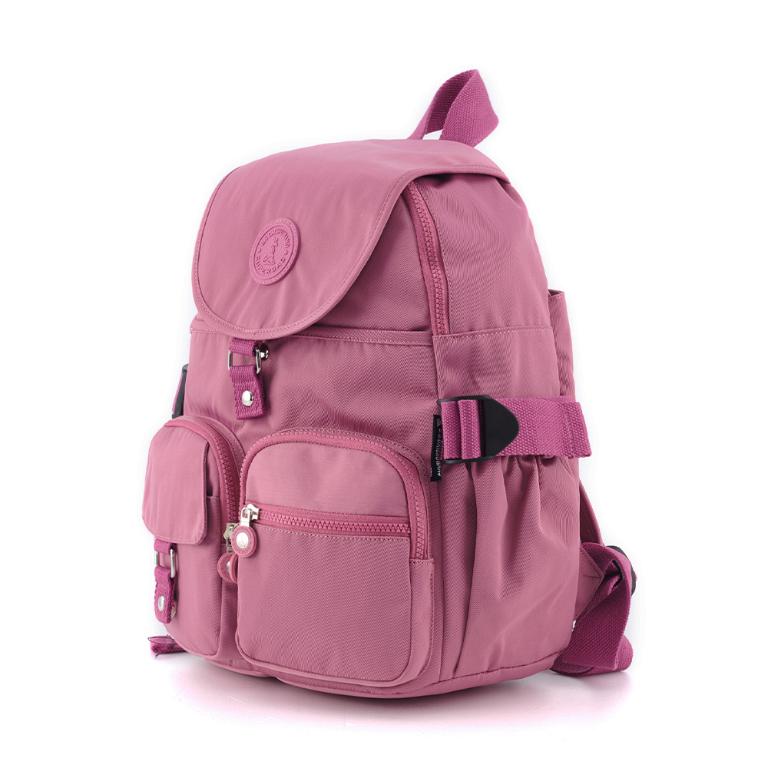 B.S.D.S冰山袋鼠 - 時光旅人 - 知性加大款附插袋後背包 - 莓果粉【B0015-PP】