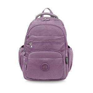 B.S.D.S冰山袋鼠 - 時光旅人 - 知性大容量附插袋胸扣後背包 - 深芋紫【B1810-U】