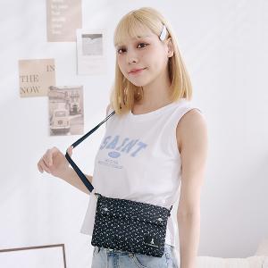 B.S.D.S冰山袋鼠 - 楓糖瑪芝 - 橫式三層斜背小包 - 幾何藍【003BB】