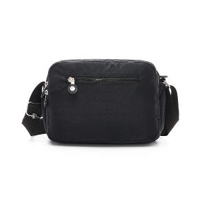 B.S.D.S冰山袋鼠 - 時光旅人 - 知性休閒多隔層斜背包 - 黑色【B0025-2K】