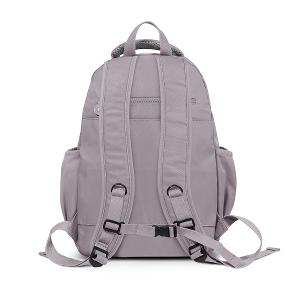 B.S.D.S冰山袋鼠 - 時光旅人 - 知性大容量附插袋胸扣後背包 - 薄霧灰【B1810-GR】