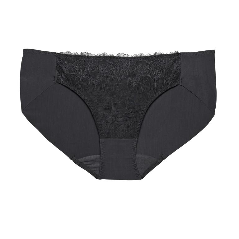 莎薇-SAVVY21 M-LL中低腰三角褲(黑) 搭配內褲