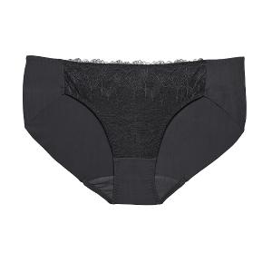 莎薇-SAVVY21 M-LL中低腰三角褲(黑) 搭配內褲