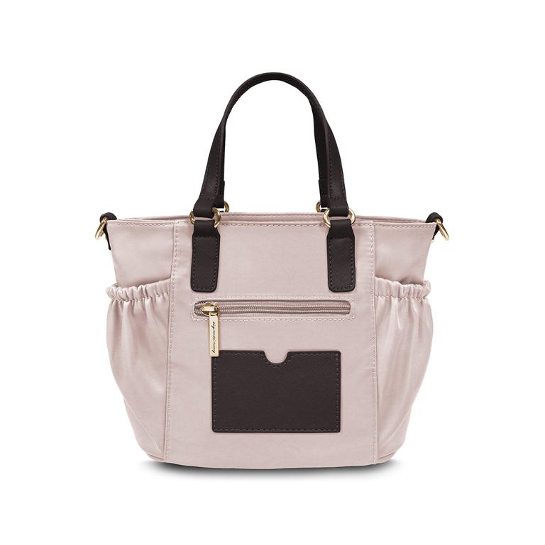 B.S.D.S冰山袋鼠 - 知性巴黎 - 優雅美學手提兩用微笑包 - 奶茶杏【J2028-C】