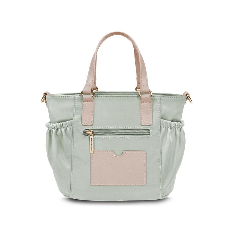 B.S.D.S冰山袋鼠 - 知性巴黎 - 優雅美學手提兩用微笑包 - 抹茶綠【J2028-G】