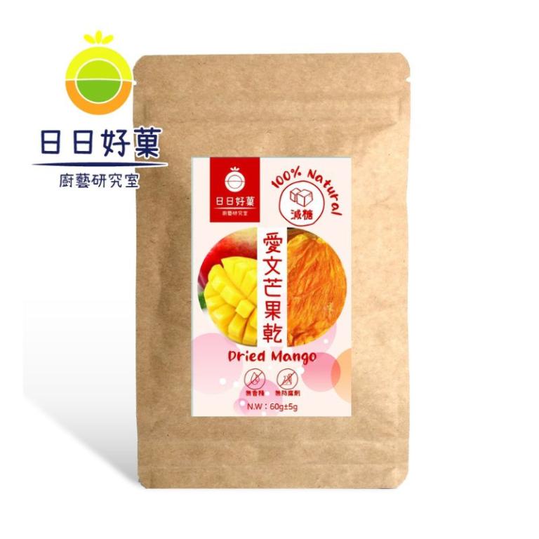 日日好菓 南國多蜜 (低糖愛文芒果乾60g x3)