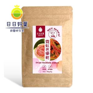 日日好菓 多纖彩虹 (低糖珍珠芭樂乾60g x2+低糖霓虹芭樂乾60g x1)